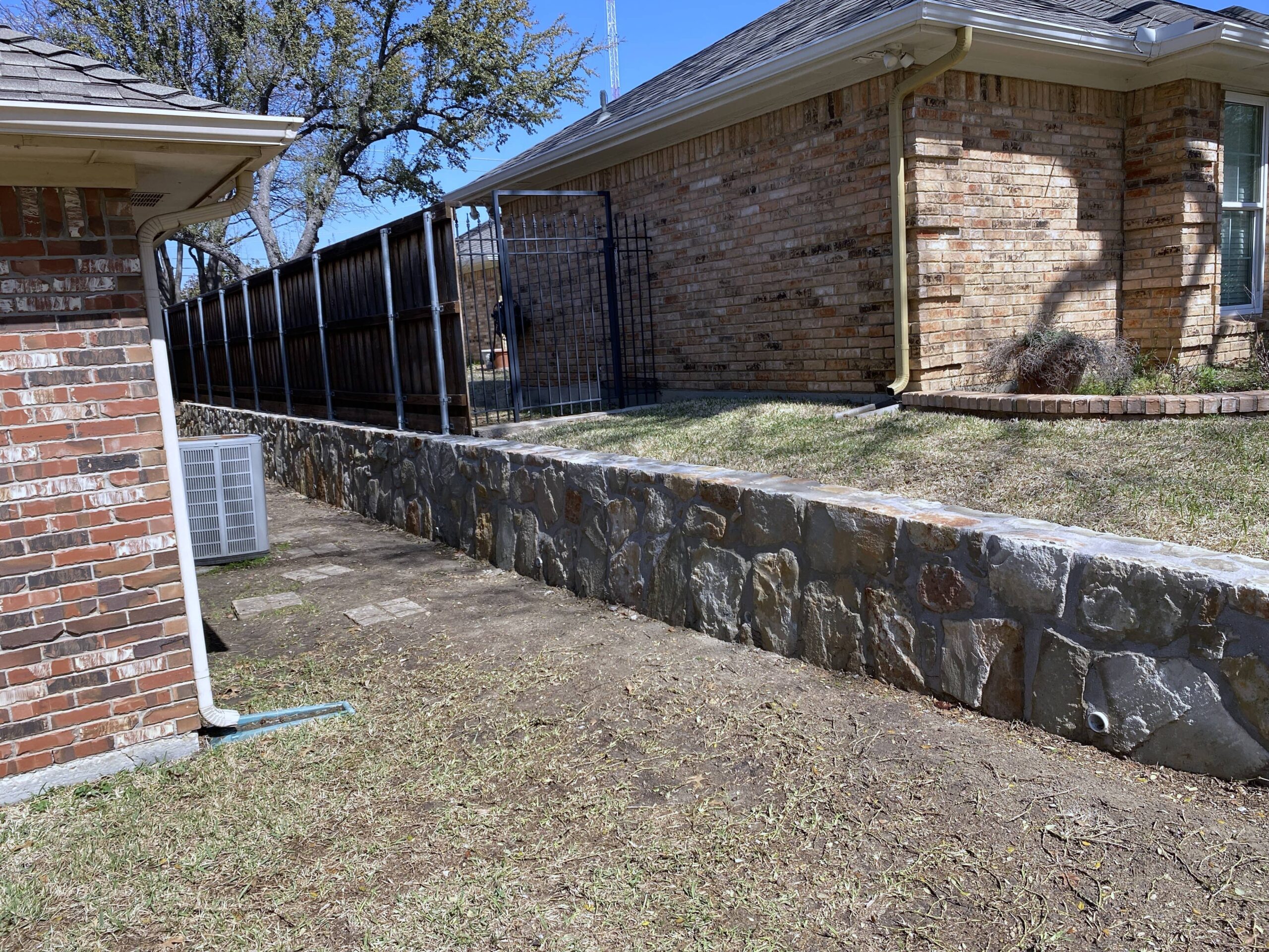 Crosstie Retaining Wall Replacement In Colony Dfw Retaining Walls And