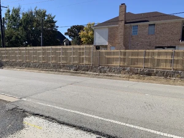 Retaining Wall Replacement in Trophy Club