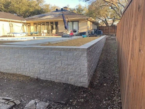 Replace Cross Ties with Pavestone and Cap in Dallas Replace Cross Ties with Pavestone and Cap in Dallas