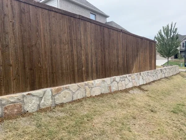 Retaining wall and yard level Hickory Creek-min Retaining wall and yard level Hickory Creek-min