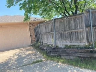 Before Crosstie Retaining Wall Replacement in The Colony (1)