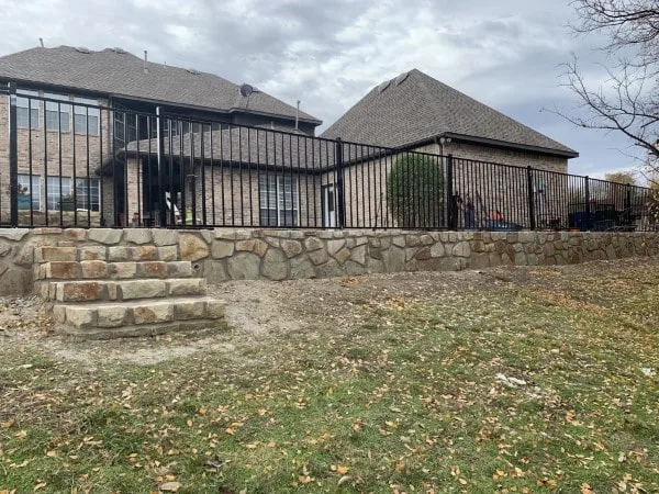 New Retaining Wall in Frisco to Level Yar (2)