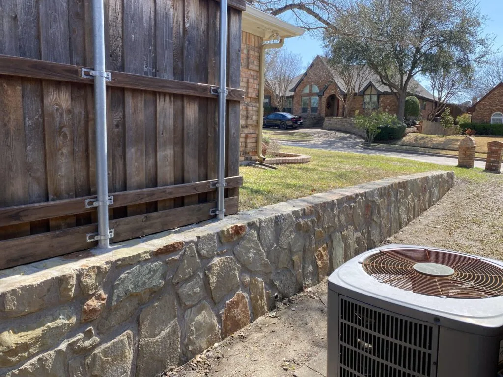 Crosstie Replacement Retaining Wall Carrollton Texas - afer 3-min