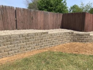 Carrollton Texas Retaining Wall Replacement-min