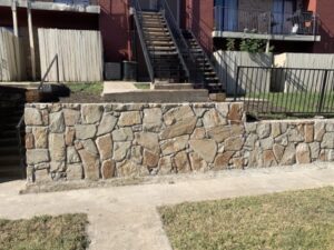 Commercial Retaining Wall Replacement in Arlington Texas (2)