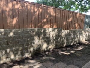 Railroad Tie Retaining Wall Replacement (2)