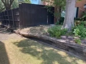 Before Crosstie Retaining Wall Replacement in Carrollton (1)-min